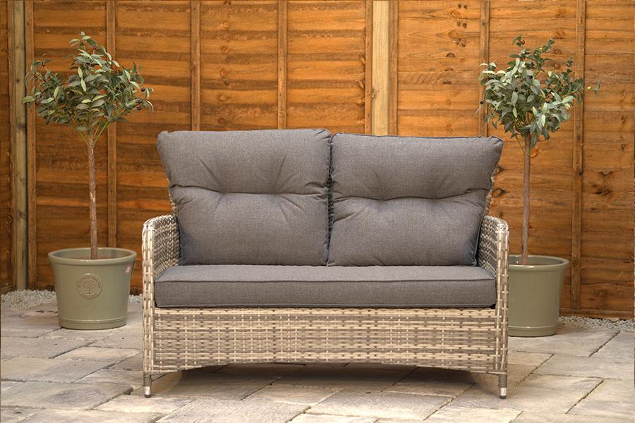 Sapcote Sofa Lounge Set in Grey Rattan